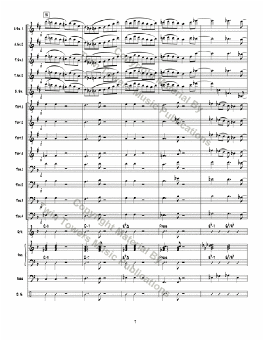 Nerve Damage Jazz Ensemble scores gallery preview page 8