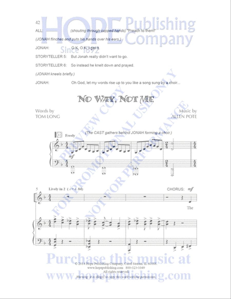 Sailor's Bible Children's Choir scores gallery preview page 43