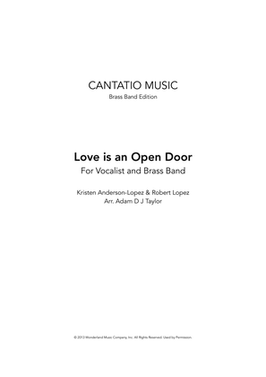 Book cover for Love Is An Open Door