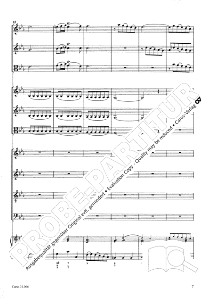 Stay with us, for it draws on toward evening (Bleib bei uns, denn es will Abend werden) 4-Part scores gallery preview page 8