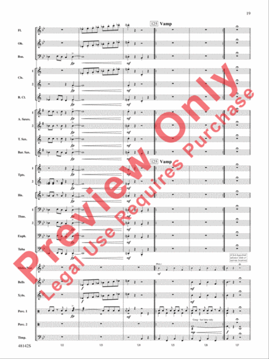 Band of Heroes Concert Band scores gallery preview page 20