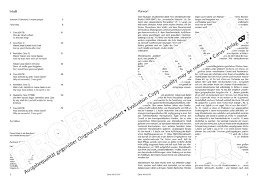 Psalm 42 4-Part scores gallery preview page 3