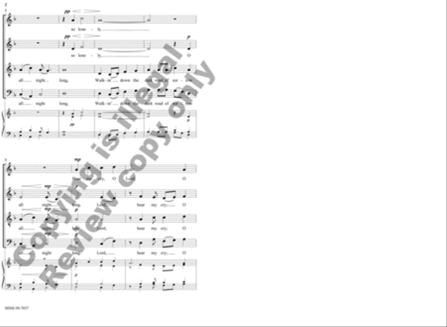 Your Word Is a Candle 4-Part scores gallery preview page 3