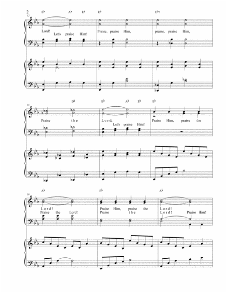 Psalm 117 Psalm 117 4-Part scores gallery preview page 2
