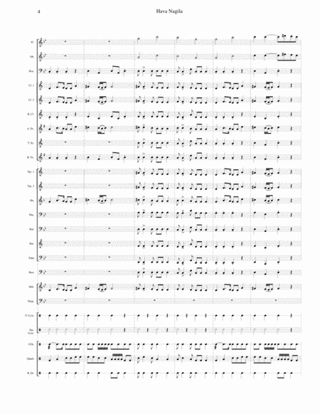 Hava Nagila by Traditional Concert Band - Digital Sheet Music
