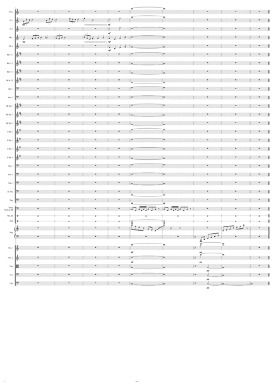 Nevada Desert Full Orchestra scores gallery preview page 6