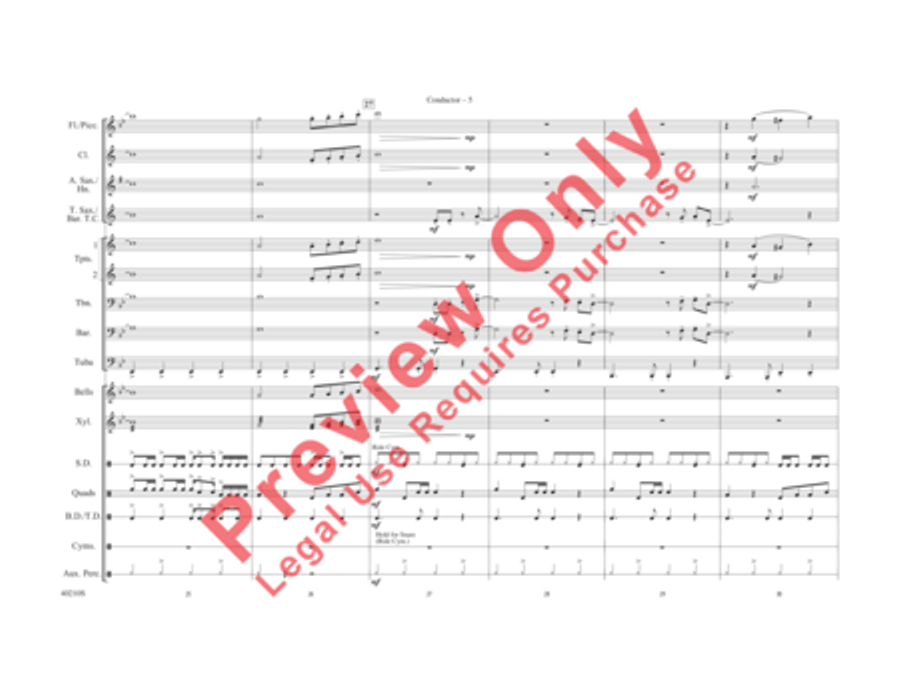Make Me Smile Marching Band scores gallery preview page 6