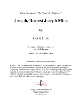 Book cover for Joseph, Dearest Joseph Mine