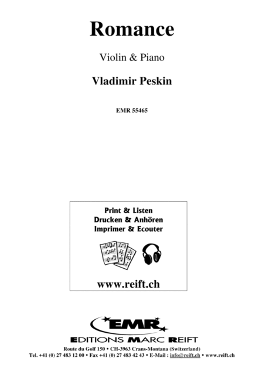 Romance Violin Solo scores gallery preview page 2