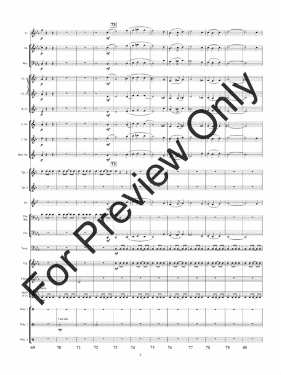 The Legend Of Greensleeves (Score) Concert Band scores gallery preview page 10