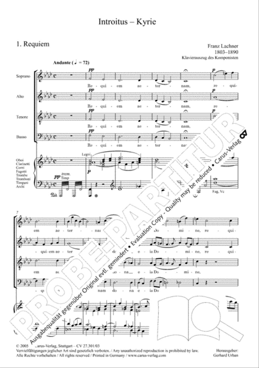 Requiem in F minor Requiem in F minor 4-Part scores gallery preview page 6