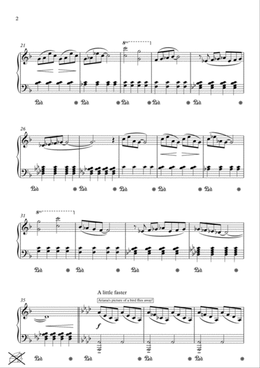 Ariana's Imagination Piano Solo scores gallery preview page 2