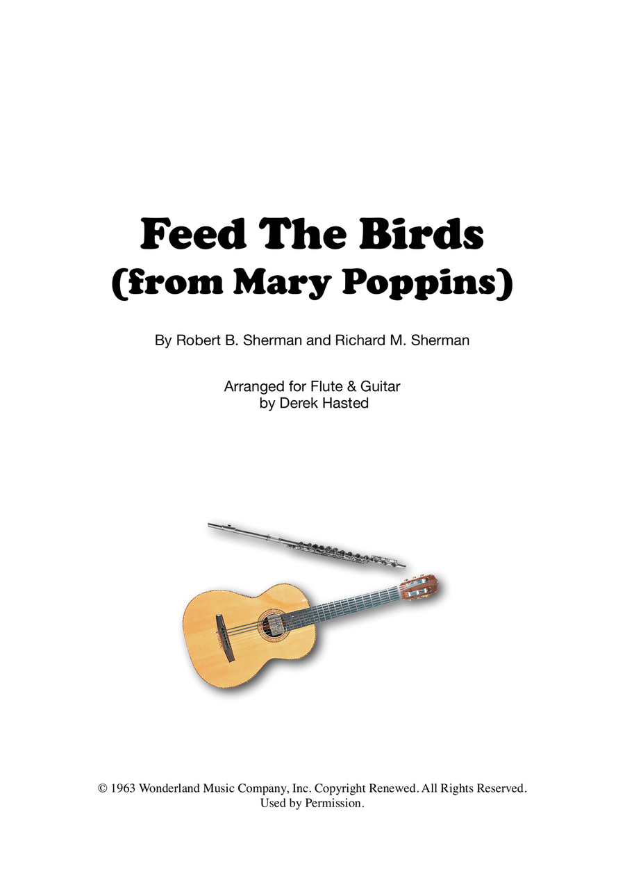Feed The Birds (tuppence A Bag) Flute scores gallery preview page 1