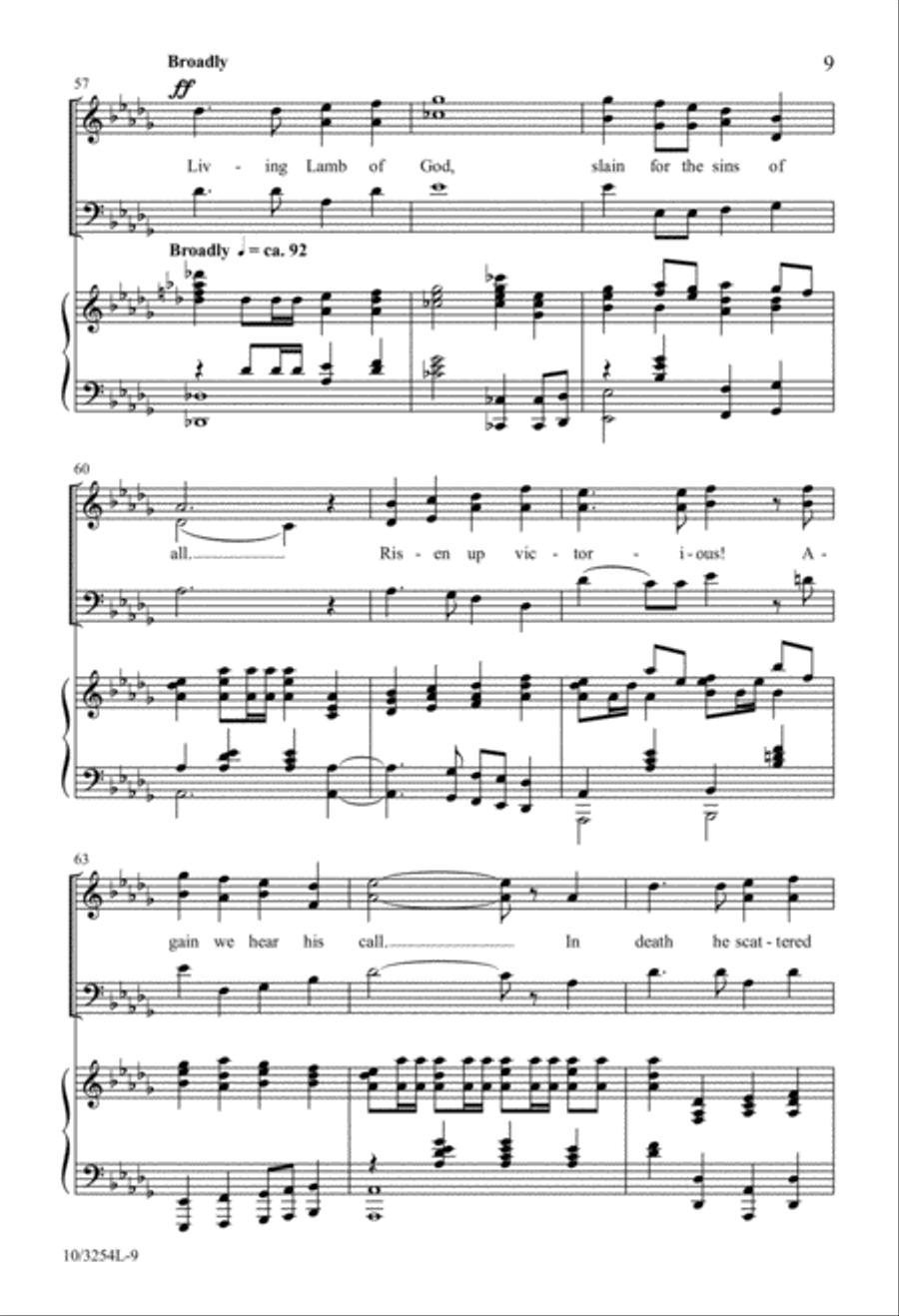 Living Lamb of God! Living Lamb of God! 3-Part scores gallery preview page 9