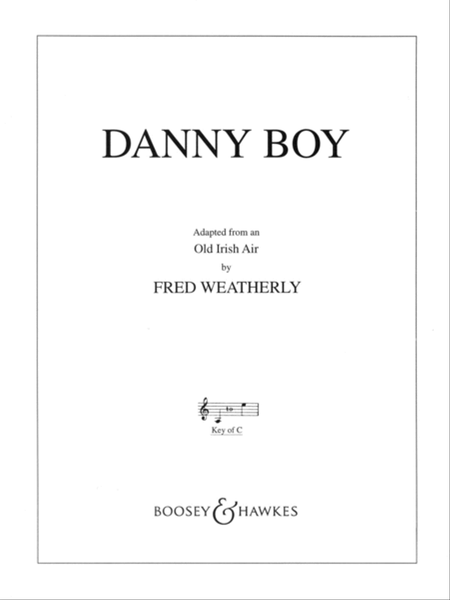 Danny Boy Low Voice scores gallery preview page 1