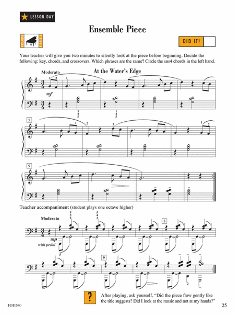 Sight Reading & Rhythm Every Day, Book 3B Piano Method scores gallery preview page 4