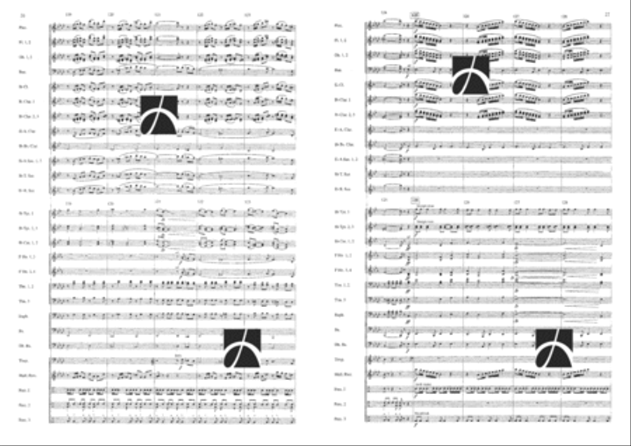 Majestic Fountain Concert Band scores gallery preview page 12