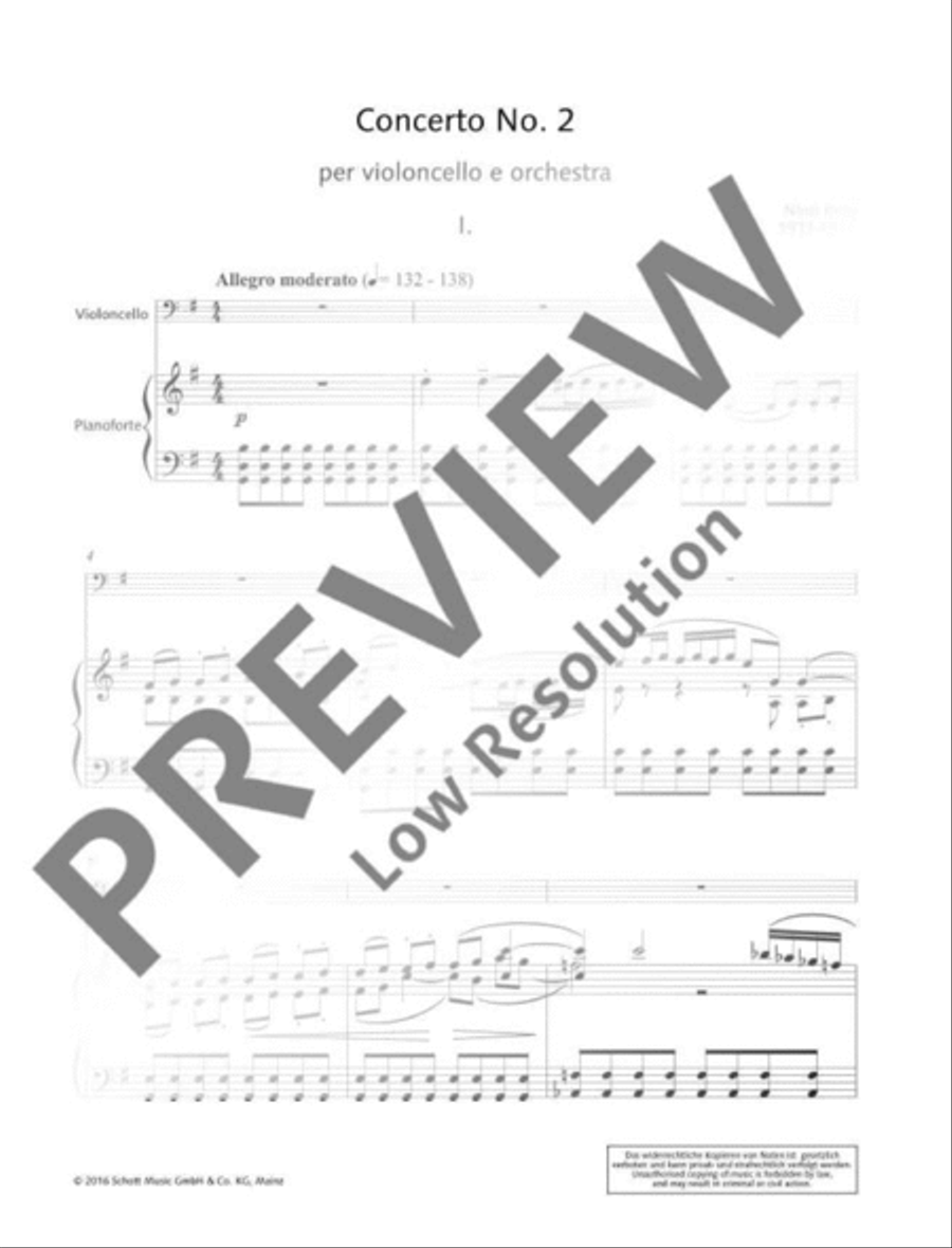 Concerto no. 2 Piano scores gallery preview page 14