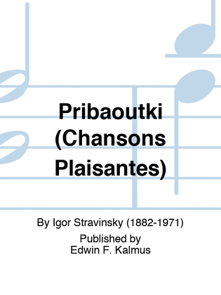 Book cover for Pribaoutki (Chansons Plaisantes)