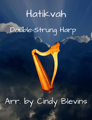 Book cover for Hatikvah, for Double-Strung Harp
