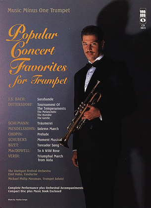 Book cover for Popular Concert Favorites for Trumpet