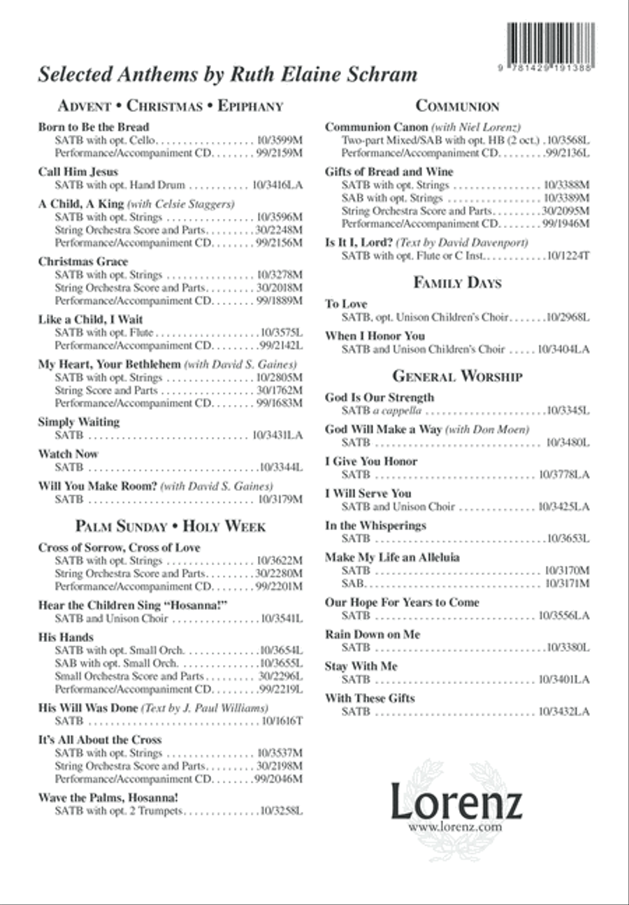 Love's Pure Light 4-Part scores gallery preview page 12