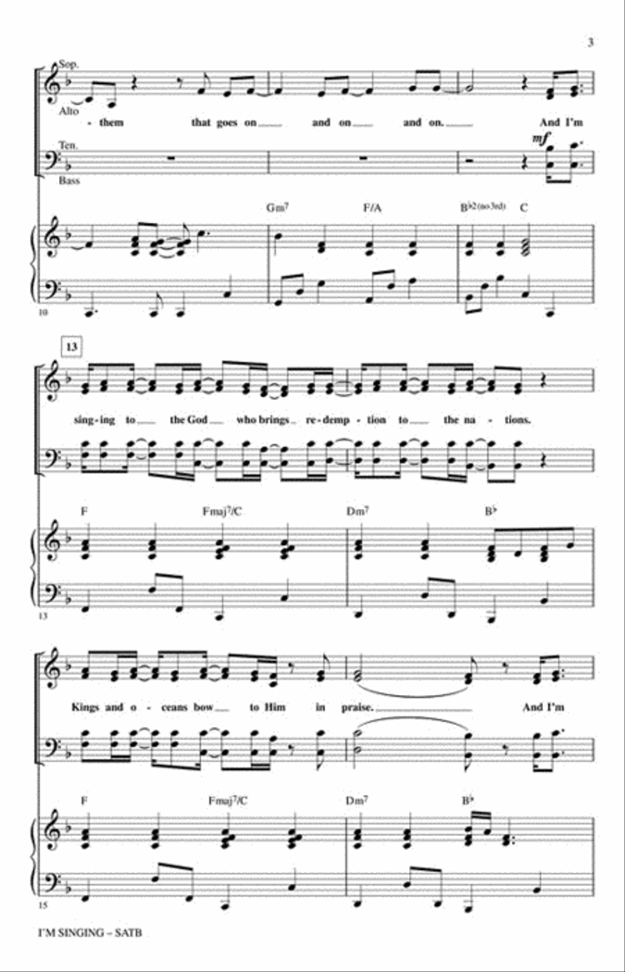 I'm Singing 4-Part scores gallery preview page 3