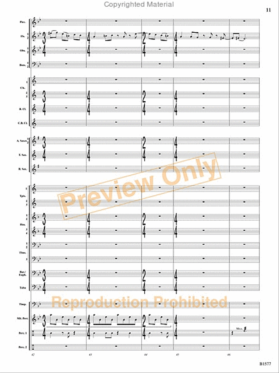 Evocatio Evocatio Concert Band scores gallery preview page 12