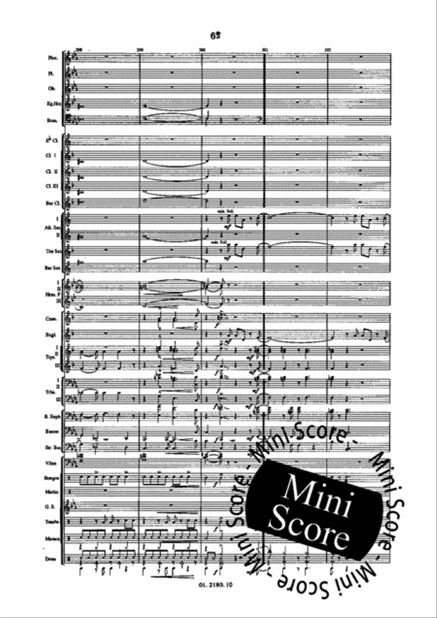 Brazilian Suite Brazilian Suite Concert Band scores gallery preview page 68