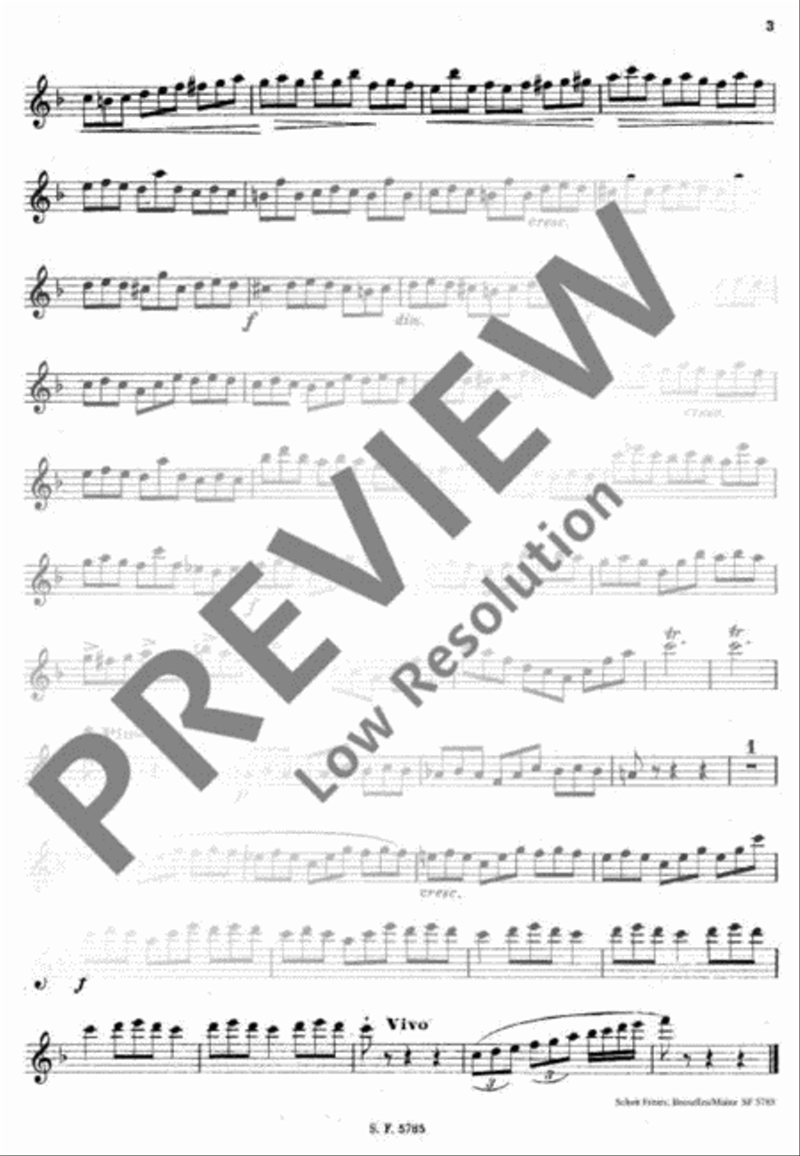 Impromptu Clarinet Solo scores gallery preview page 14