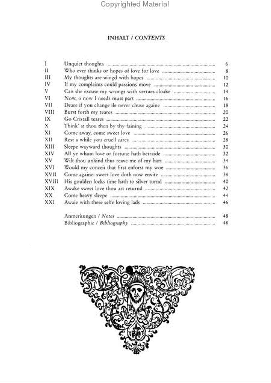 The First Books of Songs (Complete Lute Songs I)