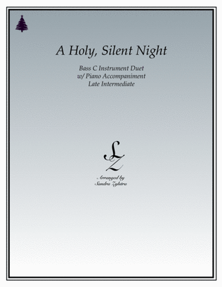 A Holy, Silent Night (bass C instrument duet)