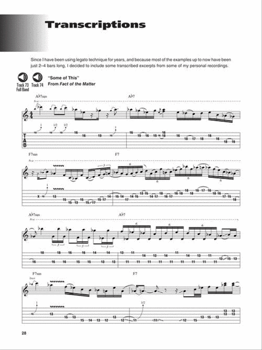 Liquid Legato Liquid Legato Guitar Tablature scores gallery preview page 8