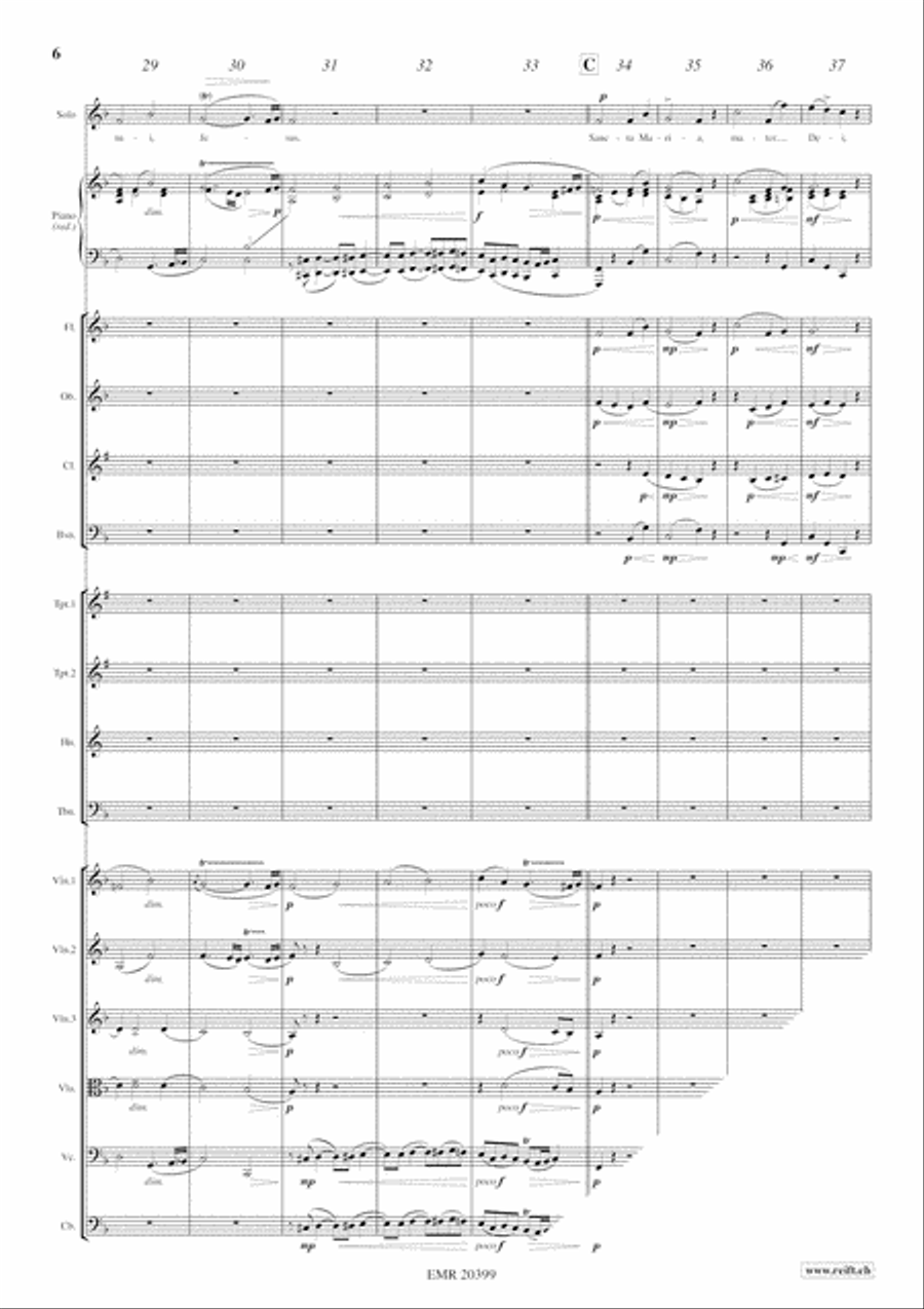Ave Maria Ave Maria Orchestra scores gallery preview page 7