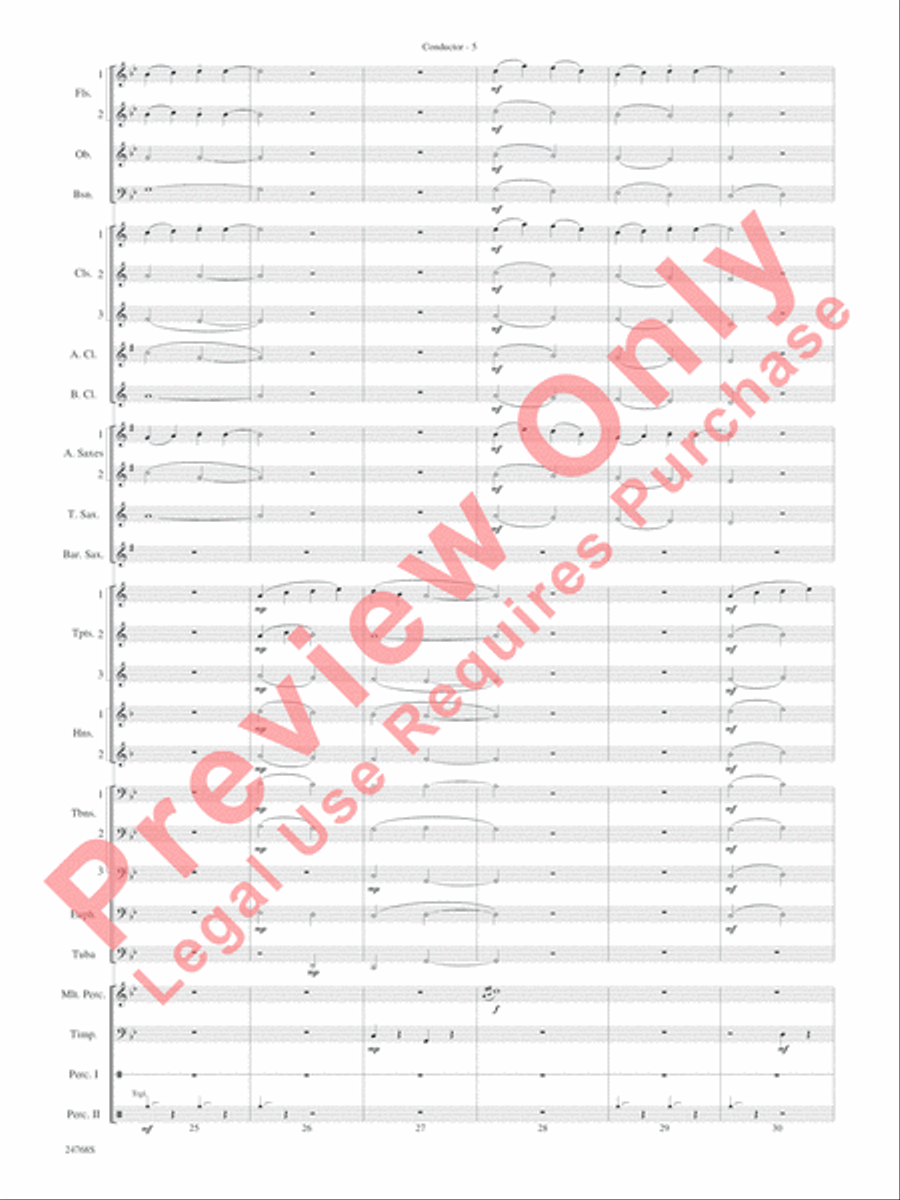 Appalachian Carol Concert Band scores gallery preview page 8