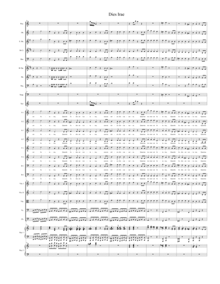 Dies Irae (from "Requiem Mass" - Full Score) image number null