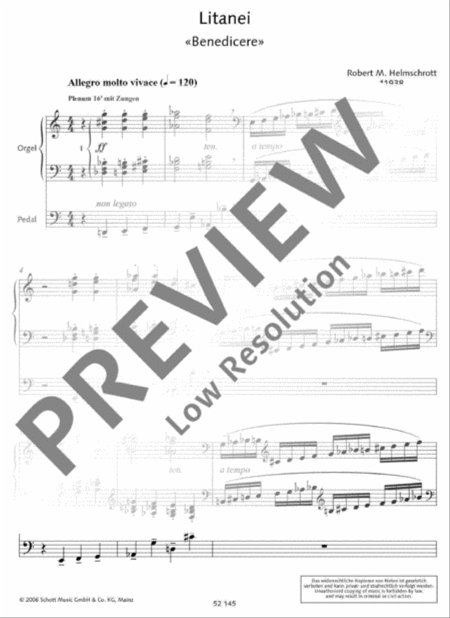 Litanei Litanei Organ scores gallery preview page 8