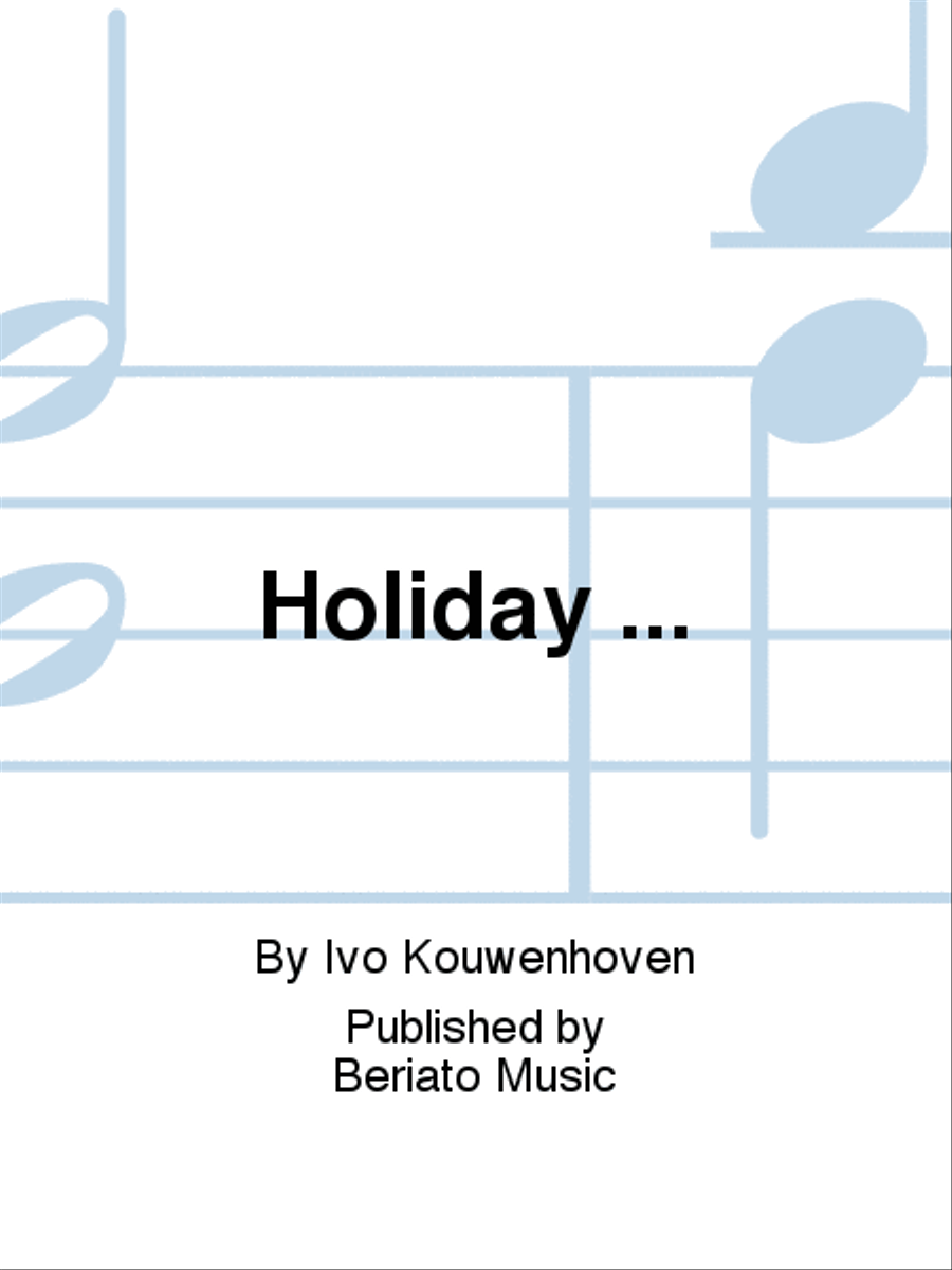 Holiday ... Brass Band scores gallery preview page 1