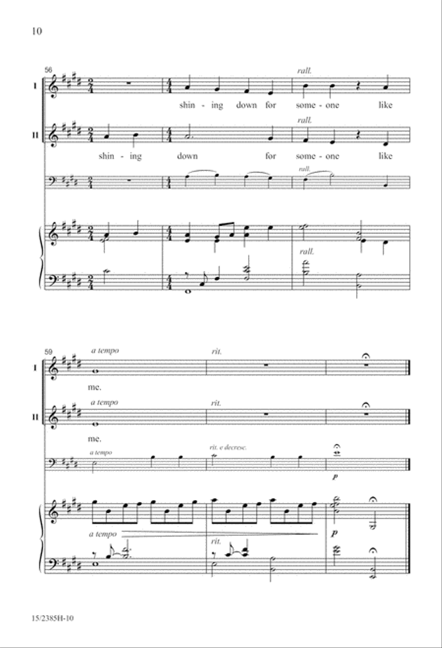 Hope Is a Hidden Star 2-Part scores gallery preview page 10