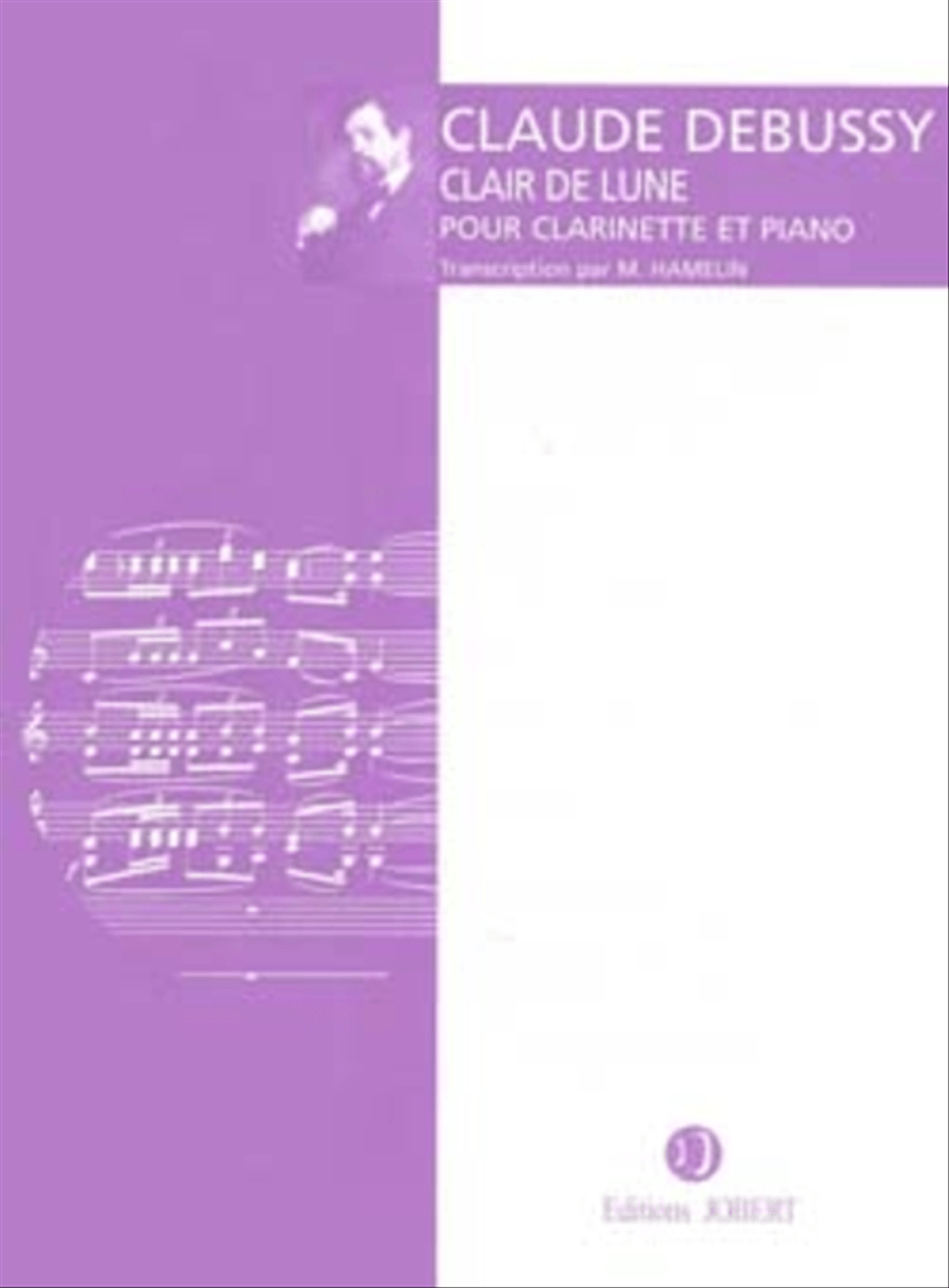 Clair De Lune Clarinet Solo scores gallery preview page 1