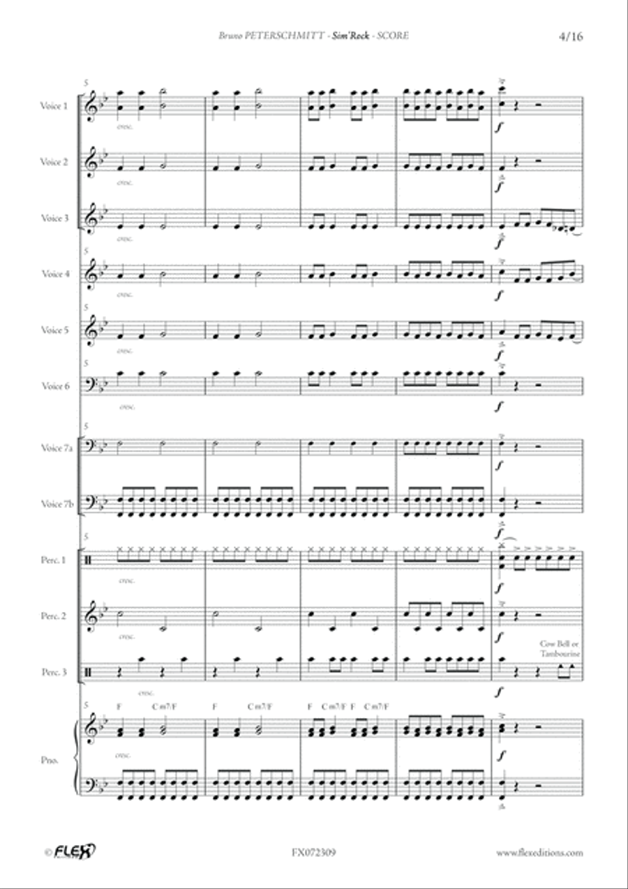 Sim'Rock Sim'Rock Concert Band scores gallery preview page 4