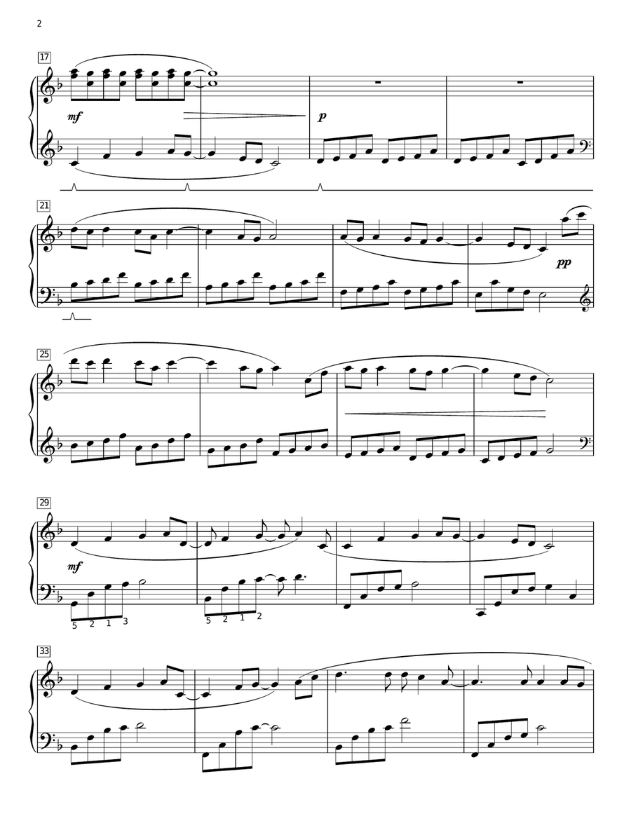 Paradise [Classical version] (arr. Phillip Keveren) Piano Solo scores gallery preview page 2