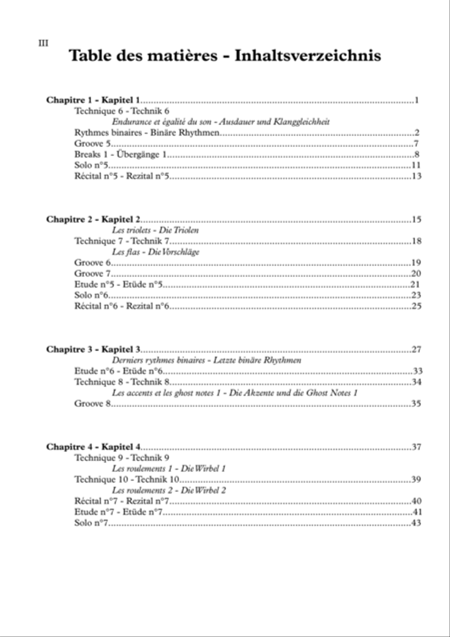 Tzak ! Méthode de percussion - Volume 2 / Schule für Schlagzeug - Band 2 Drum Set scores gallery preview page 6