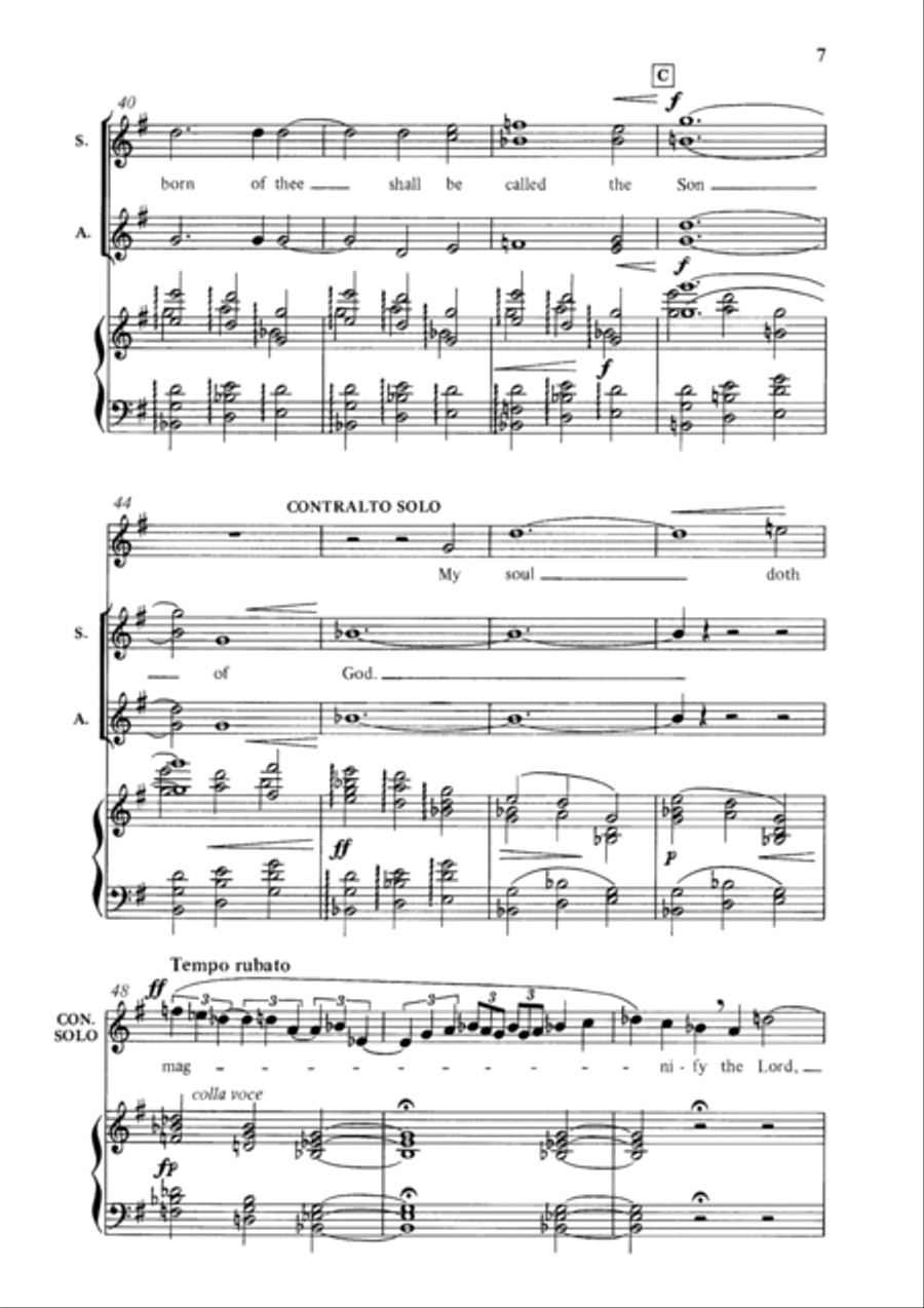 Magnificat Magnificat Women's Choir scores gallery preview page 6