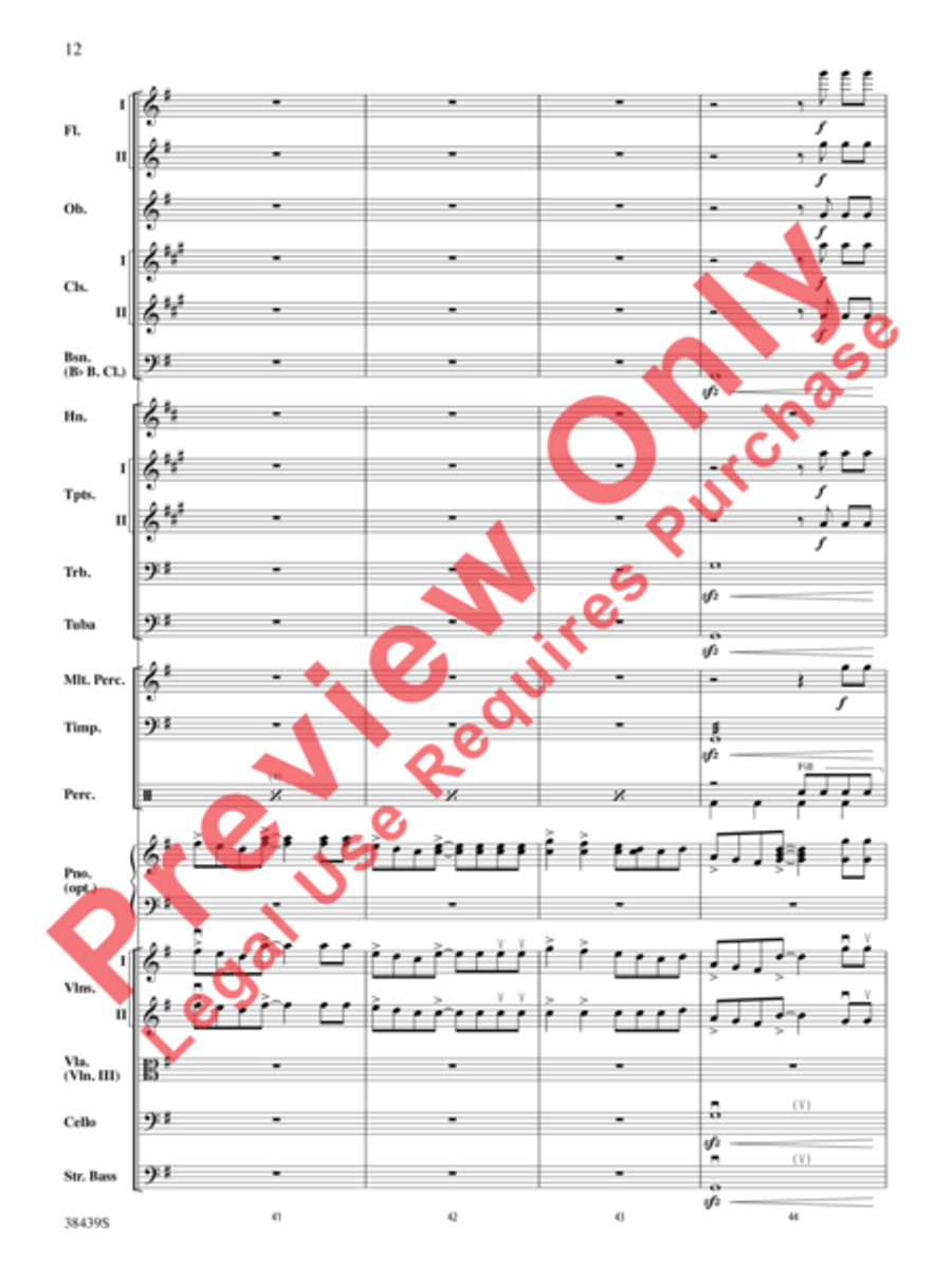 Born This Way Full Orchestra scores gallery preview page 13