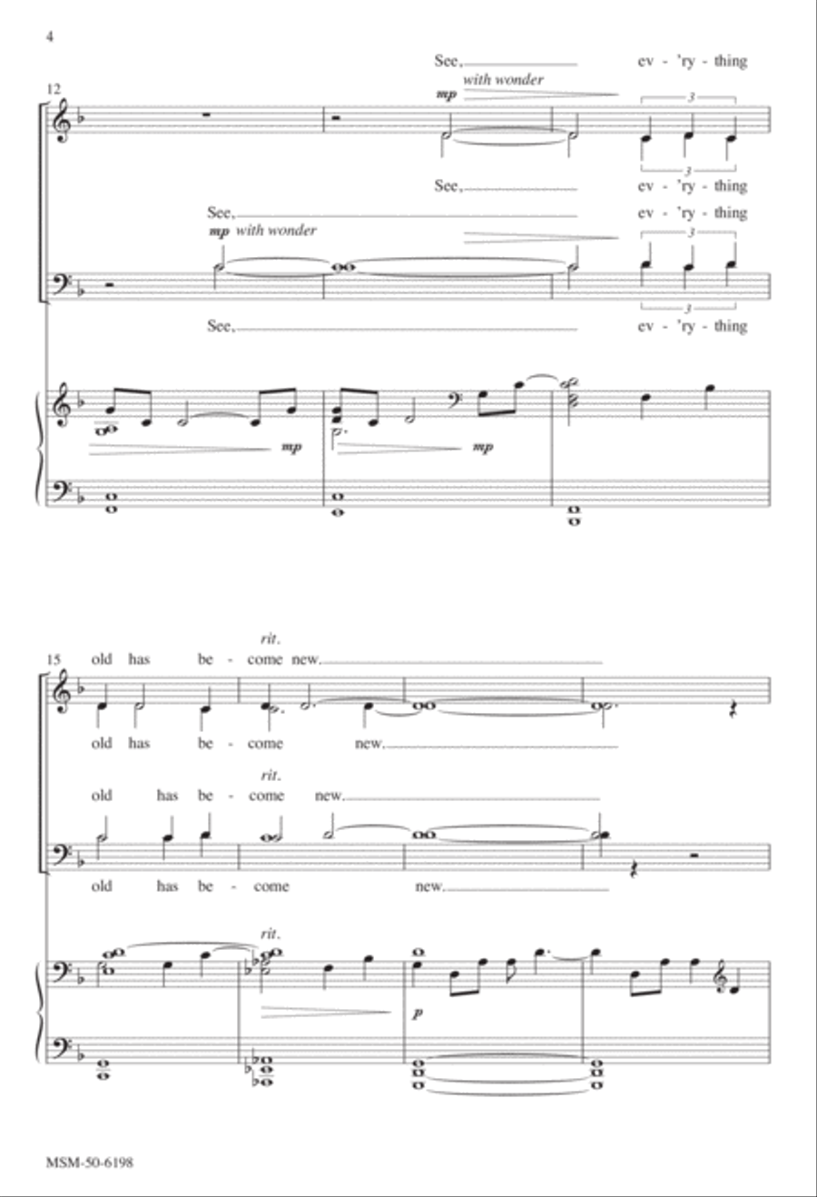 I Will Make a Way! 4-Part scores gallery preview page 4