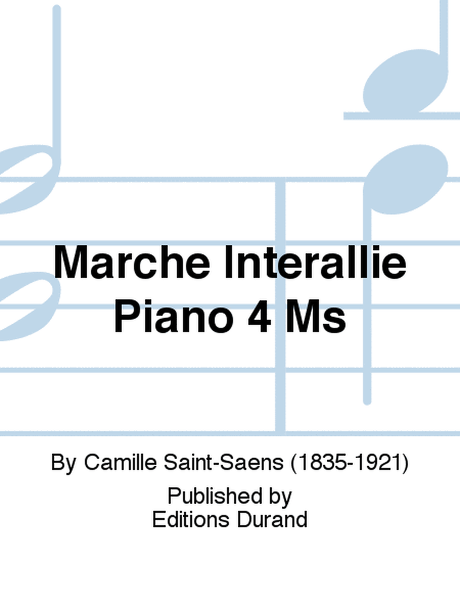 Marche Interallie Piano 4 Ms