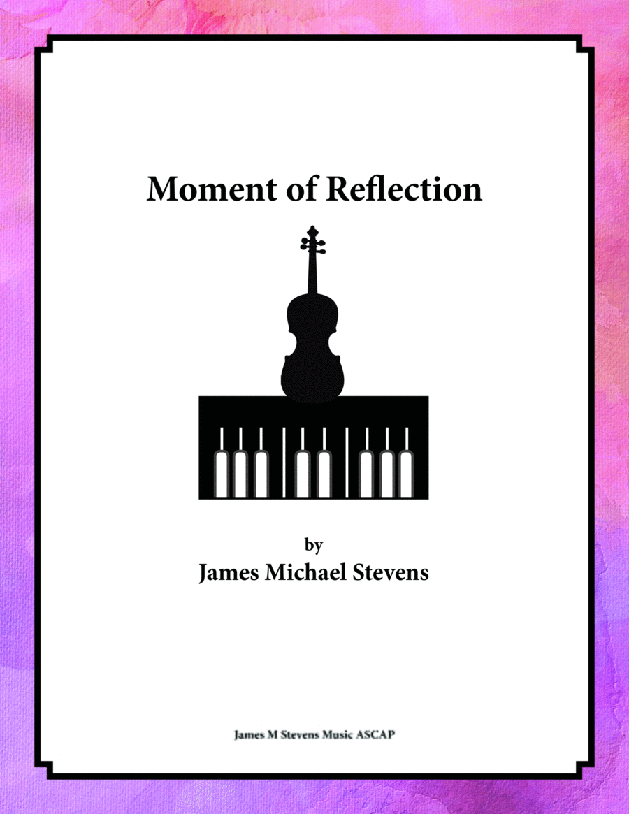Moment of Reflection - Violin & Piano Violin Solo scores gallery preview page 1