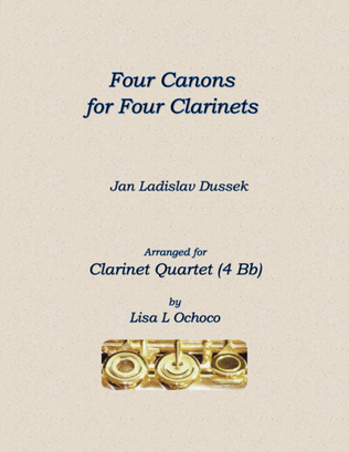 Four Canons for Four Clarinets (4 Bb)