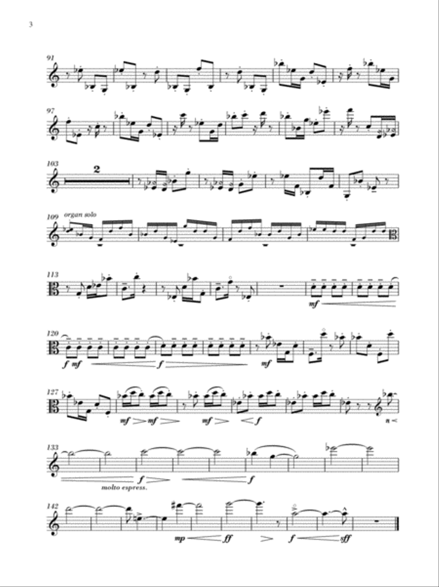 Three Etudes For Viola Three Etudes For Viola Viola scores gallery preview page 3